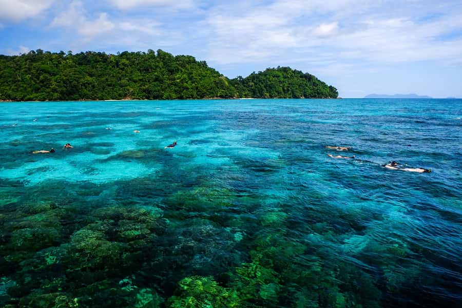 From Phuket/Khaolak: Surin Islands Snorkeling Day Trip - The speedboat ride to the islands