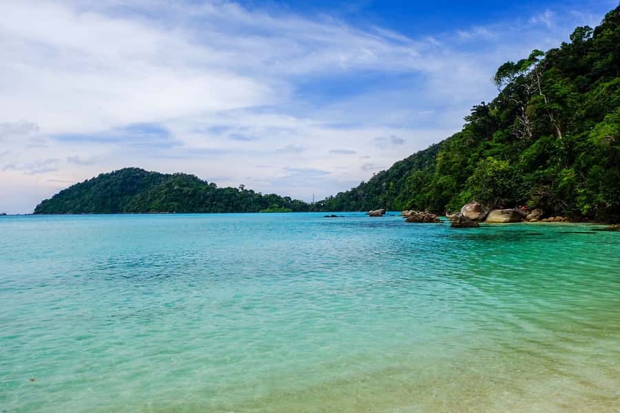 From Phuket/Khaolak: Surin Islands Snorkeling Day Trip - First water stop at Ao Mae Yai