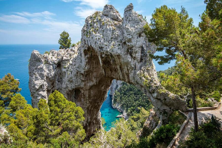 From Positano: Day trip to Capri - Group Tour by boat - Swimming in the Tyrrhenian Sea