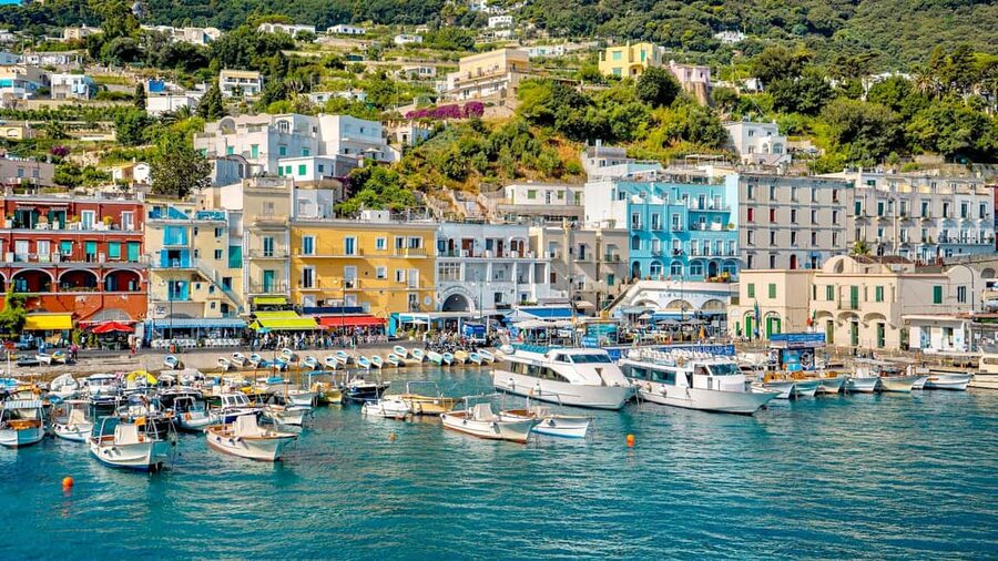 From Positano: Day trip to Capri - Group Tour by boat - Returning past Punta Campanella
