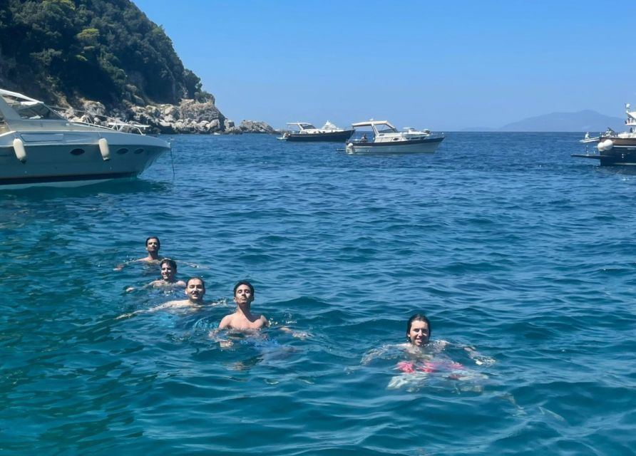 From Positano: Private Day Trip to Capri by Boat w/ Skipper - Cruising from Positano toward Capri