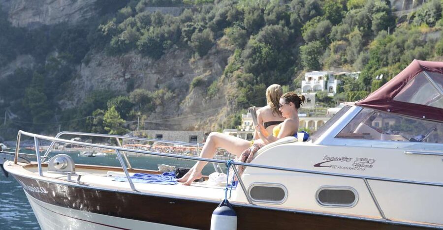 From Positano: Sorrento Coast & Capri Full-Day Trip by Boat - The caves and rock formations around Capri