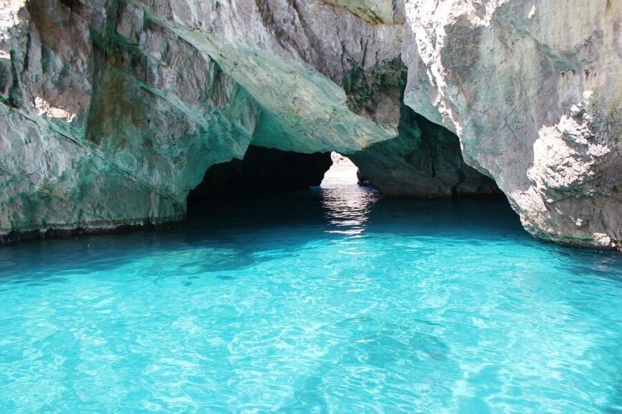 From Positano: Sorrento Coast & Capri Full-Day Trip by Boat - From Piano di Sorrento to Marina Grande
