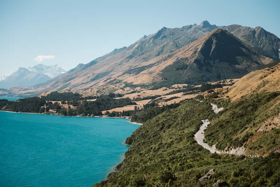 From Queenstown: Half Day Trip to Glenorchy by Coach - Arriving beside Lake Wakatipu in Glenorchy