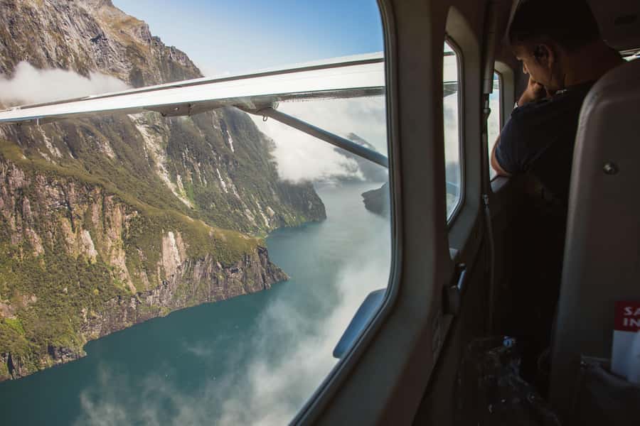From Queenstown: Milford Sound Full-Day Trip by Plane & Boat - Two hours on the Milford Sound cruise