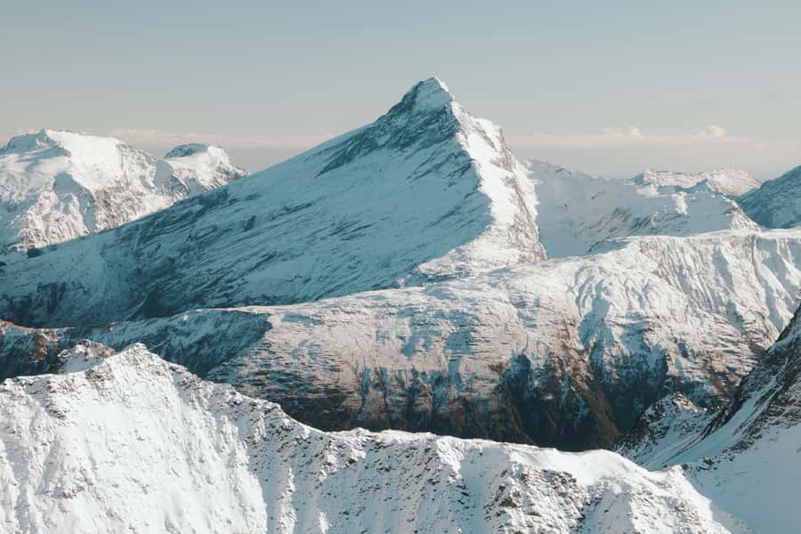 From Queenstown: Mount Cook Day Trip via Scenic Flight - Flying from Queenstown toward Aoraki/Mount Cook