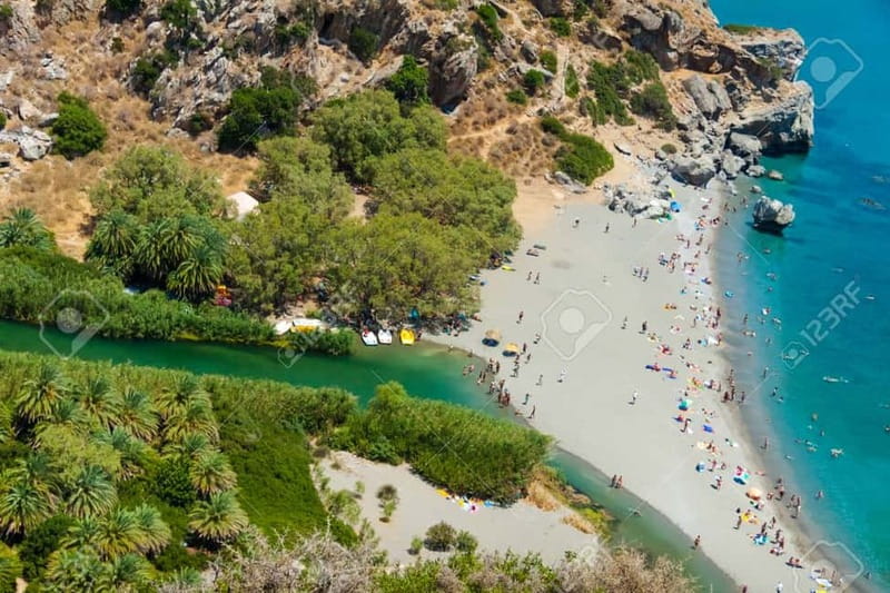 From Rethymno/Chania: Day Trip to Preveli Palm Beach - Kourtaliotiko Gorge and the inland side of Preveli