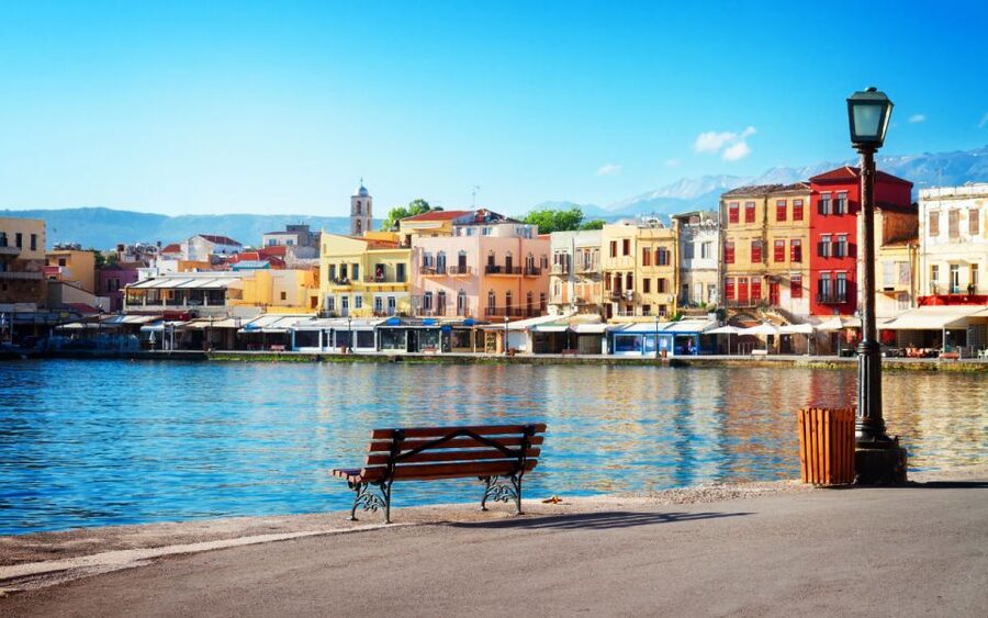 From Rethymno: Chania Town Day Trip with Pick-Up - First walk: Chania’s harbor and lighthouse