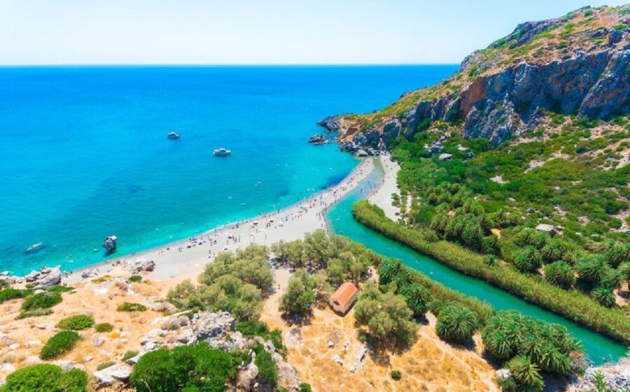 From Rethymno: Preveli Palm Beach and Kourtaliotiko Day Trip - Kourtaliotiko Gorge: dramatic views, uneven walking