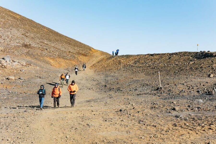 From Reykjavík: Volcanoes and Blue Lagoon Day Trip - What the hike feels like in real terms