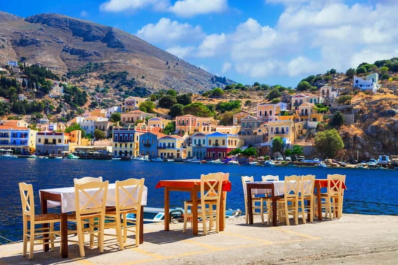 From Rhodes: Symi Island and Panormitis Monastery Day Trip - Swimming at the small organized beach