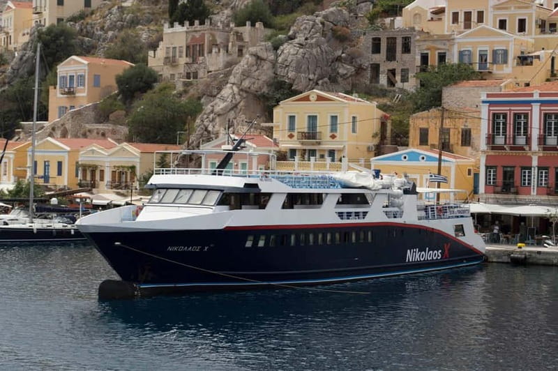 From Rhodes: Symi Island and Panormitis Monastery Day Trip - The ferry ride on the Nikolaos X