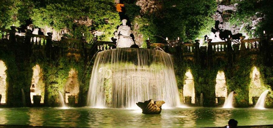 From Rome: Hadrian's Villa & Villa d'Este Day Trip & Lunch - Villa d’Este and the great water show