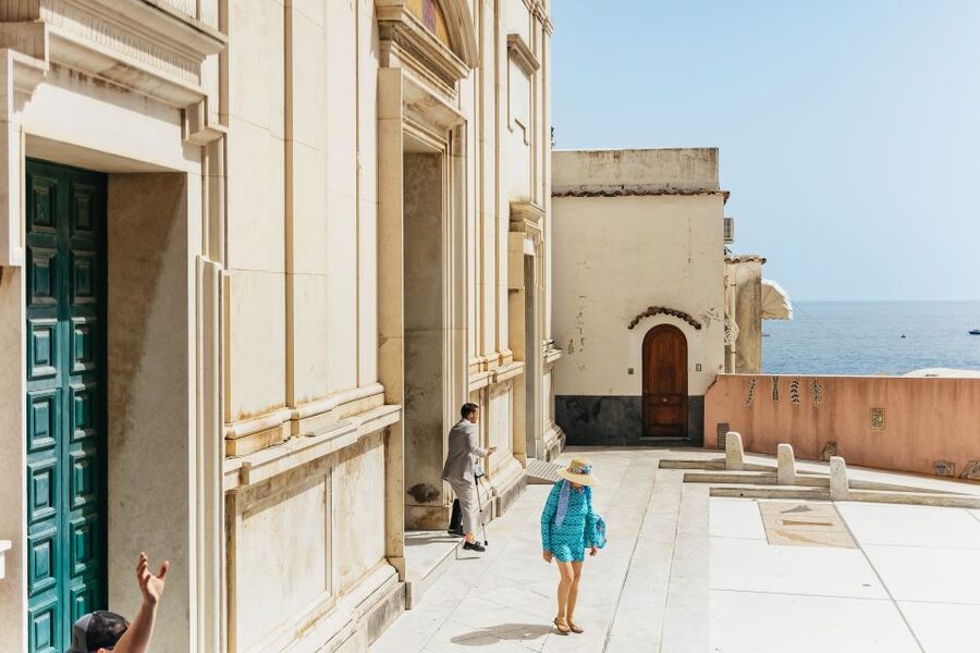 From Rome: Pompeii, Amalfi Coast and Positano Day Trip - The Amalfi Coast from a front-row coach seat