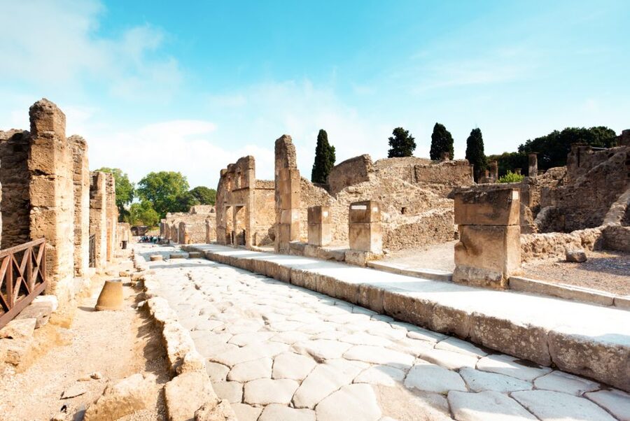 From Rome: Pompeii & Amalfi Coast Full-Day Trip - On the road to the Bay of Naples