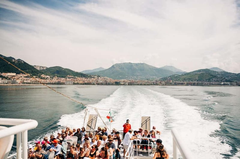 From Rome: Sorrento, Positano & Amalfi Coast Day Trip - The first boat ride along the Amalfi Coast