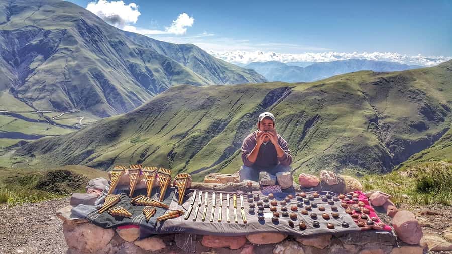 From Salta: Day Trip to Cachi and the Calchaquí Valleys - Cuesta del Obispo and the road above the valley
