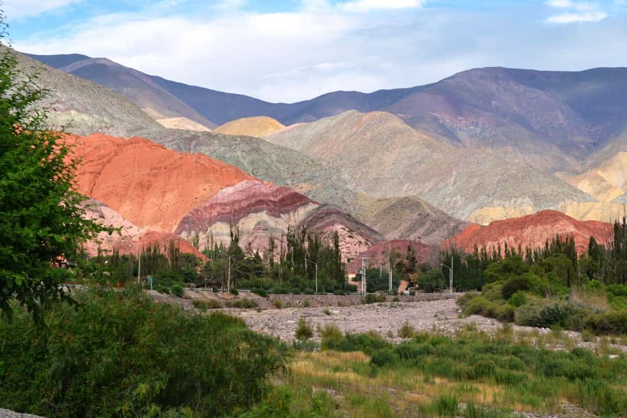 From Salta: Full-Day Trip to Salinas Grandes and Purmamarca - Purmamarca and the first view of 7 Color Hill