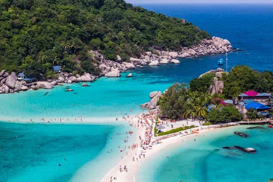From Samui: Ko Tao and Koh Nang Yuan Speedboat Day Trip - The speedboat crossing to Ko Tao
