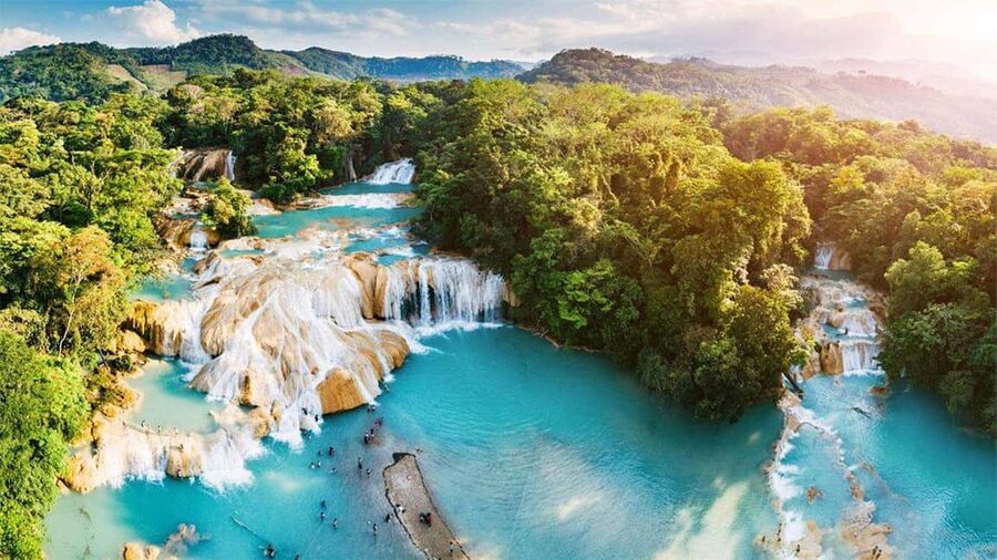 From San Cristóbal: Agua Azul and Palenque Day Trip - Misol-Ha’s Single 30-Meter Drop
