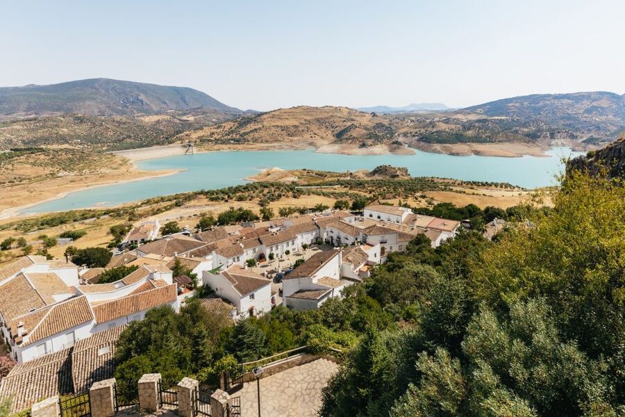 From Seville: Pueblos Blancos and Ronda Full-Day Trip - Crossing the countryside toward Zahara