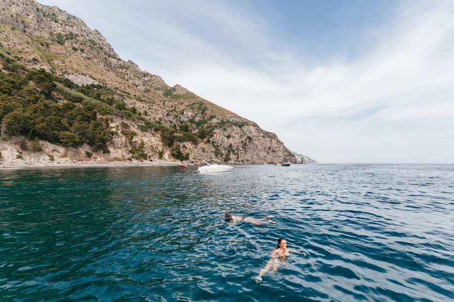 From Sorrento: Amalfi and Positano Full-Day Trip by Boat - The cruise past Nerano, Li Galli, and the Emerald Grotto