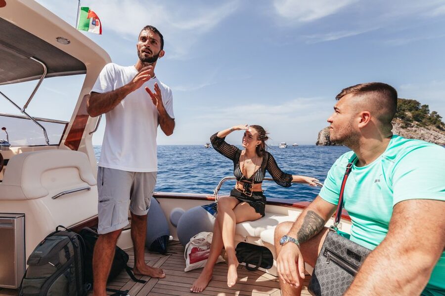 From Sorrento: Amalfi and Positano Full-Day Trip by Boat - Swimming and snorkeling near Nerano