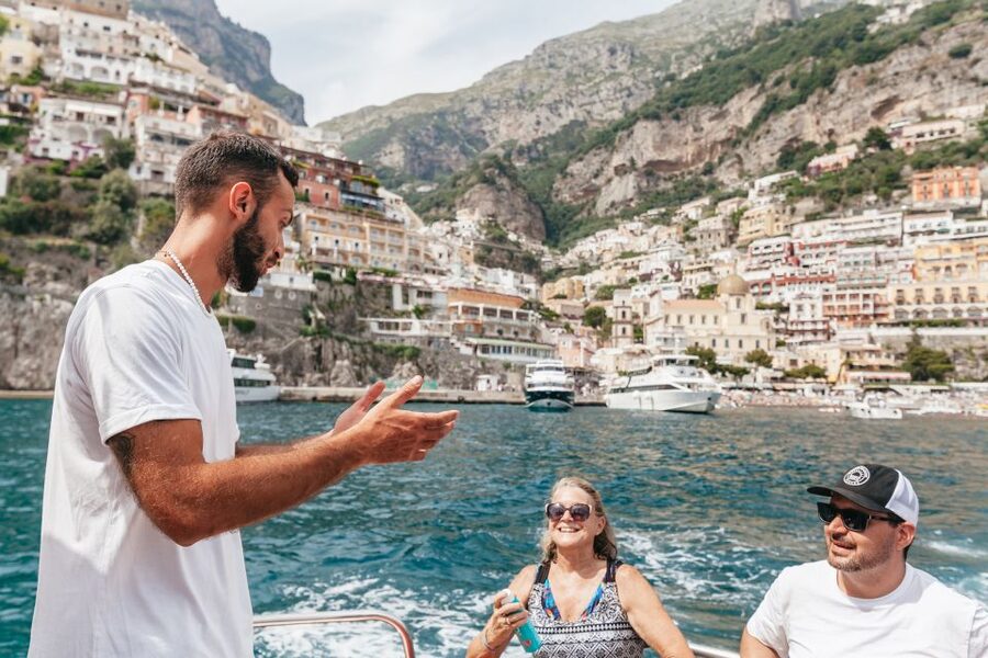 From Sorrento: Amalfi and Positano Full-Day Trip by Boat - Food, drinks, and the small-group atmosphere