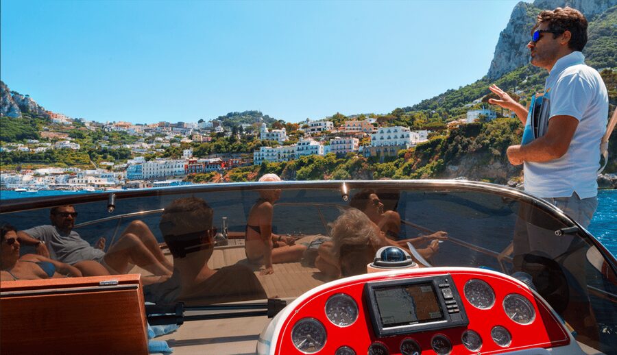 From Sorrento: Capri Island Boat Day Trip With Transfer - Returning to Sorrento with drinks and limoncello