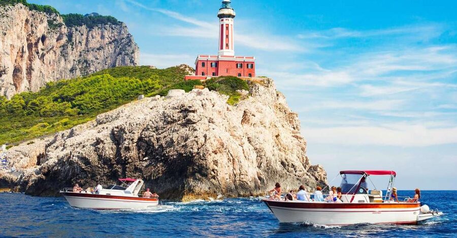 From Sorrento: Capri Island Boat Day Trip With Transfer - The ride from Sorrento to the Capri coast