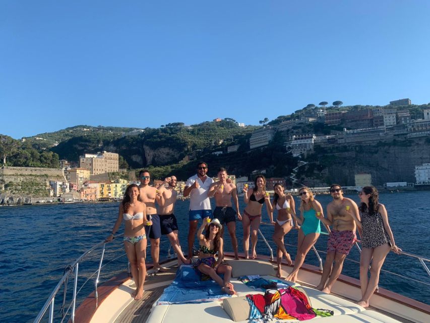 From Sorrento: Capri Island Day Trip with Boat Cruise - Swimming, snorkeling, and refreshments on board