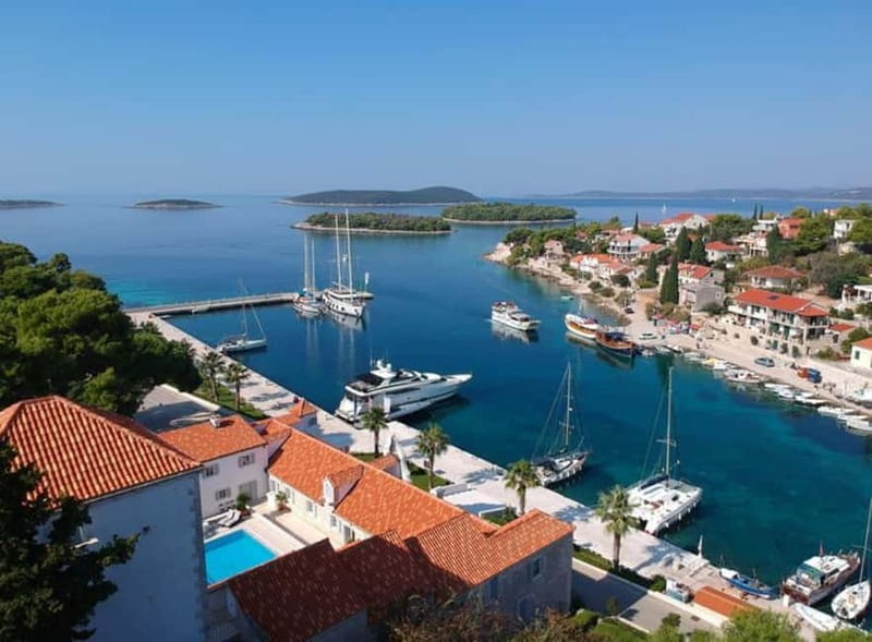 From Split or Trogir: Trogir and Blue Lagoon Half-Day Trip - The speedboat ride from Split