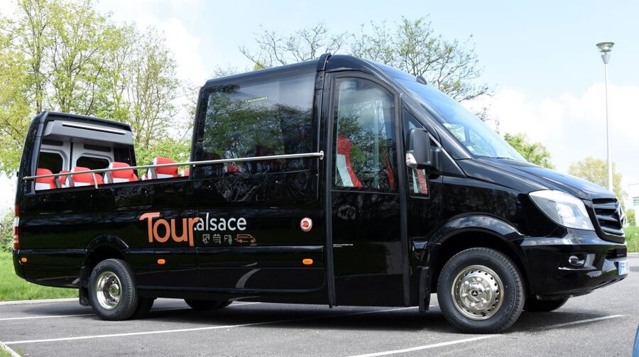 From Strasbourg: Best Of Alsace Historical Day Trip - The Wine Route from a seat above the road