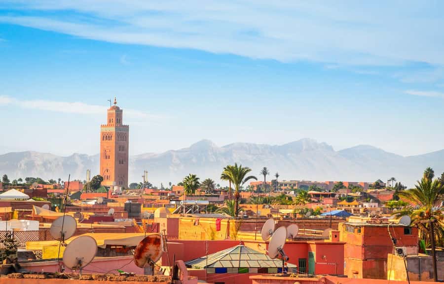 From Taghazout or Agadir: Marrakech Guided Day Trip - Koutoubia Mosque and the first look at Marrakech