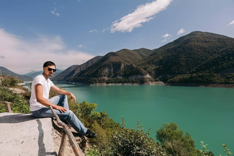 From Tbilisi: Guided Day Trip to Ananuri, Gudauri, & Kazbegi - Zhinvali Reservoir: a strong first look at the mountains