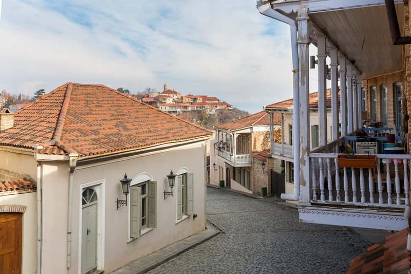 From Tbilisi: Kakheti & Sighnaghi Guided Day Trip with Wine - Tokhliauri is the meal and wine centerpiece