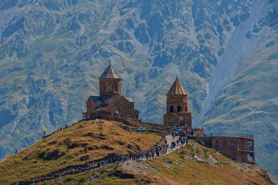 From Tbilisi: Kazbegi, Gudauri & Ananuri Day Trip - Pasanauri brings together two Aragvi rivers