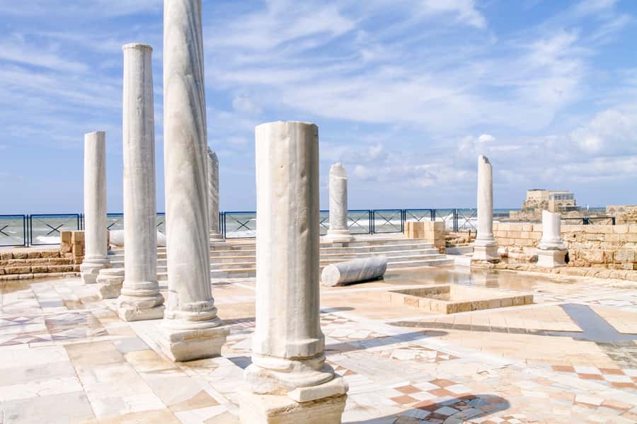 From Tel Aviv: Caesarea, Haifa and Akko Day Trip - Haifa and the Baha’i Gardens from the upper viewpoint