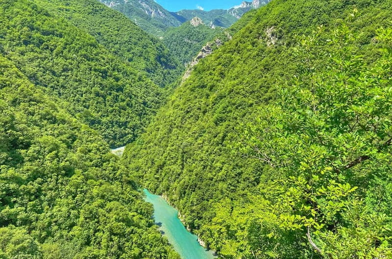 From Tirana/Shkodra: Komani Lake and Shala River Day Trip - The optional hike to the Shala River balcony