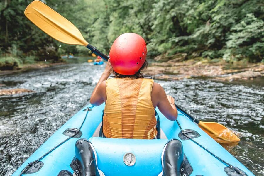 From Zagreb: Mrežnica kayaking & Rastoke village - day trip - Four hours through waterfalls and canyon walls