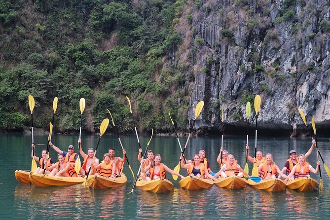 Full day trip to Lan Ha-Ha Long Bay from Cat Ba, avoid the crowds - Ba Trai Dao Beach and the first swim