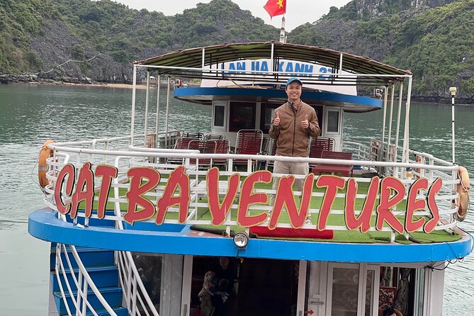 Full day trip to Lan Ha-Ha Long Bay from Cat Ba, avoid the crowds - Lunch aboard the boat around noon