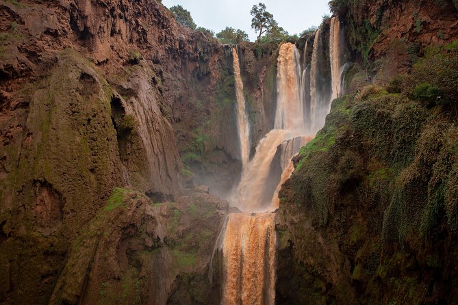 Full Day Trip To Ouzoud Waterfalls From Marrakech & Boat Tour - Arriving above the 110-meter Cascades dOuzoud