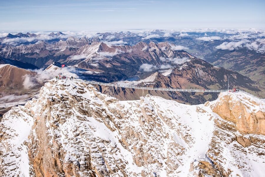 Full-Day Trip to Riviera Col du Pillon & Glacier 3000 - Crossing the 108-meter Peak Walk