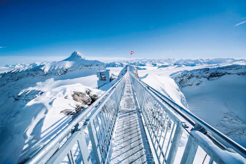 Full-Day Trip to Riviera Col du Pillon & Glacier 3000 - Taking the cable car to Glacier 3000