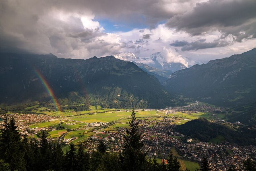 Geneva: Interlaken Day Trip & Visit to Harder Kulm Viewpoint - The real reward is above Interlaken