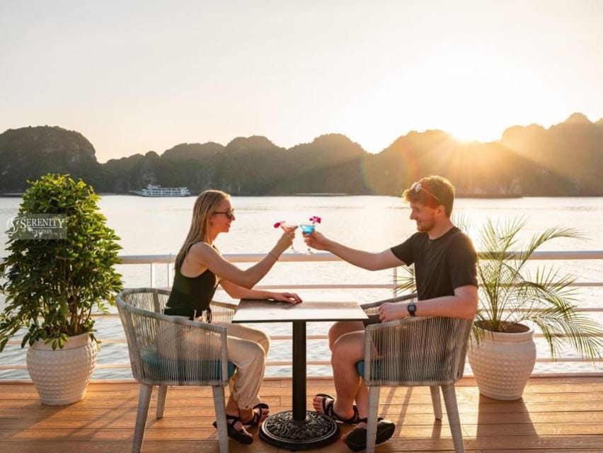 Hanoi: Cat Ba Island & Lan Ha Bay Day Trip Cruise with Lunch - The sunset party and the ride back