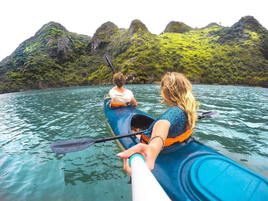 Hanoi: Halong Bay Day Trip with Titop Island, Cave, & Kayak - Sung Sot Cave, Halong Bay’s big showpiece