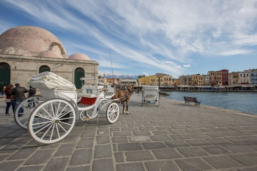 Heraklion:Day trip to Chania old Town,Kournas Lake& Rethymno - Chania and the old Venetian port