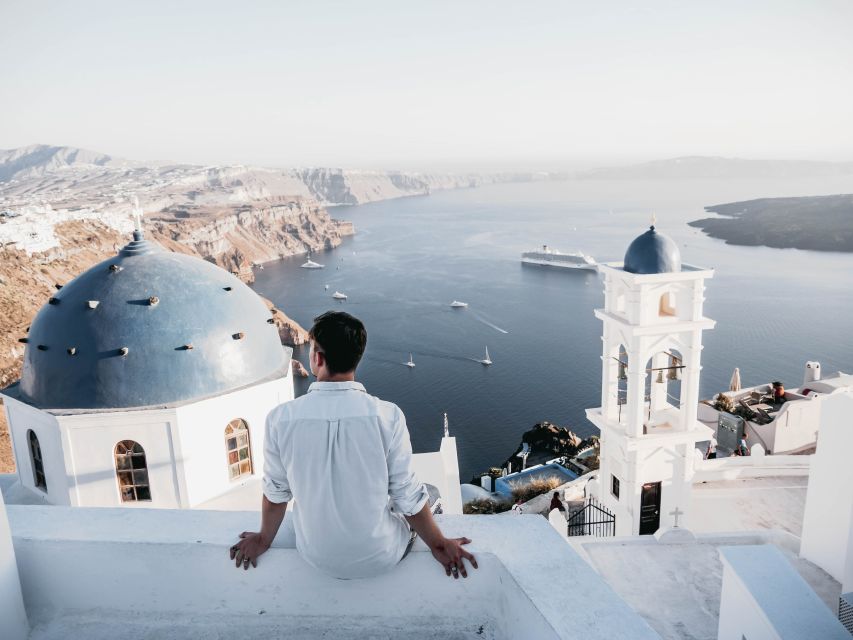 Heraklion: Santorini Day Trip with Boat Transfer & Oia Visit - Fira: more time to wander, shop, and sit down